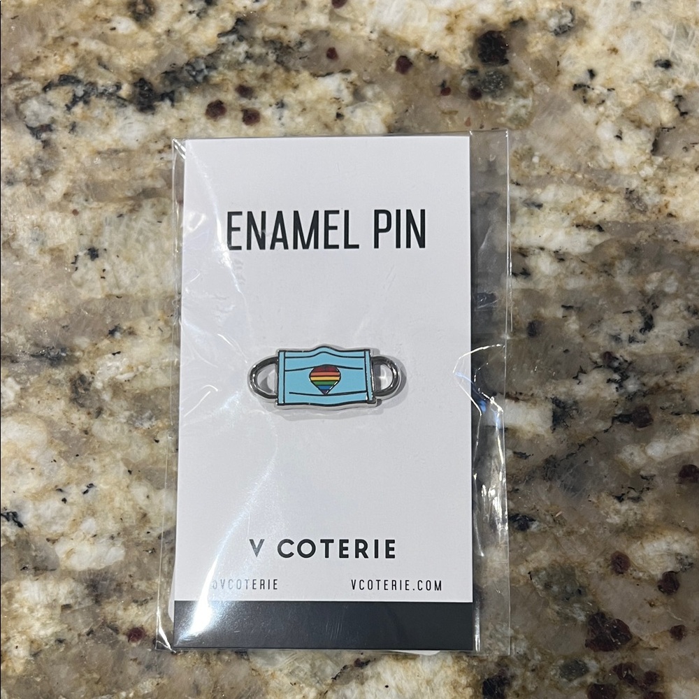 Figs Pride Face Mask Enamel Pin